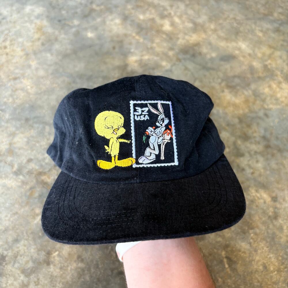 Cool Vintage Looney Toons Stamp Collection Snapback